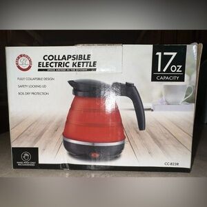 Chef’s Counter‎ Collapsible Electric Kettle 17 Oz New Sealed Box